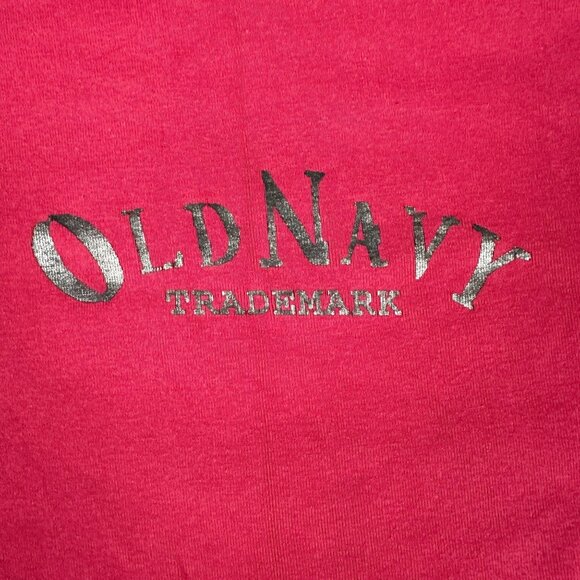 Old Navy XL Women's Pink Graphic T-Shirt 100% Cotton Short Sleeve Casual Tee - Picture 1 of 6